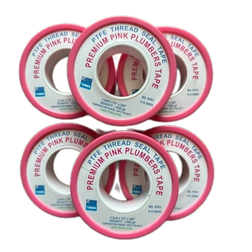 KEO LỤA DÙNG TRONG MÔI TRƯỜNG NHIỆT ĐỘ CAOPREMIUM PINK PLUMBERS TAPE